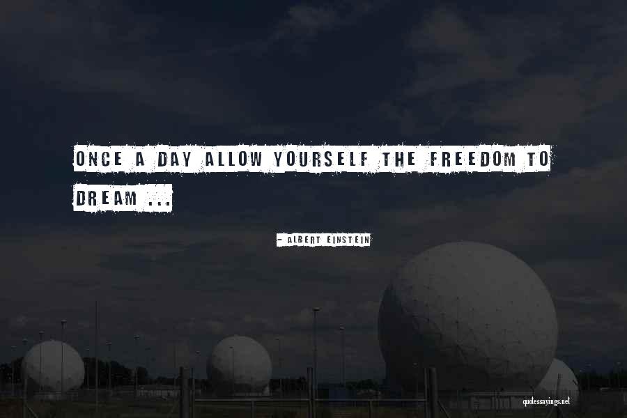 Freedom Day Quotes By Albert Einstein