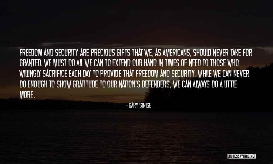 Freedom Day Quotes By Gary Sinise