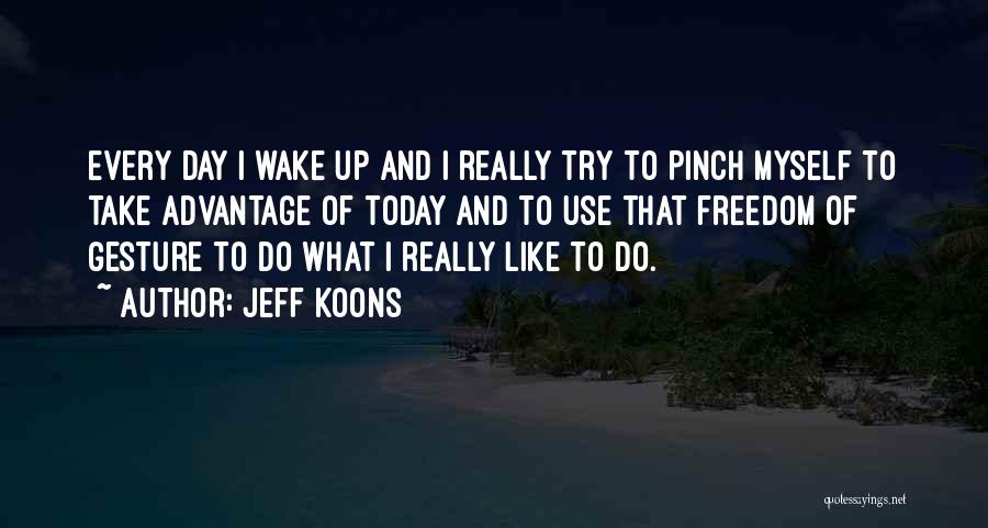 Freedom Day Quotes By Jeff Koons