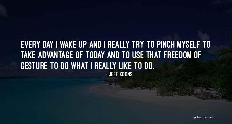 Freedom Day Quotes By Jeff Koons