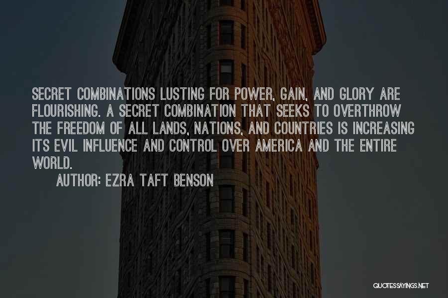 Freedom For America Quotes By Ezra Taft Benson