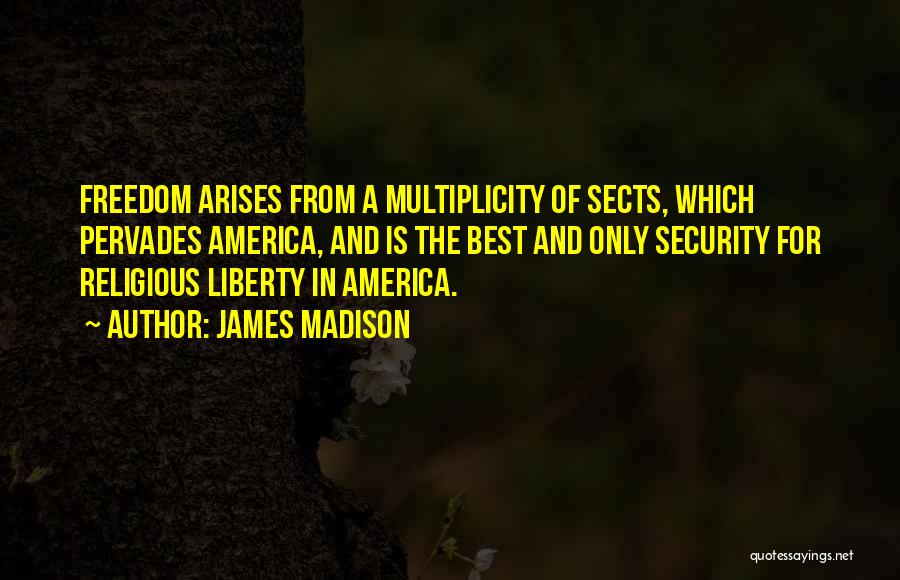 Freedom For America Quotes By James Madison