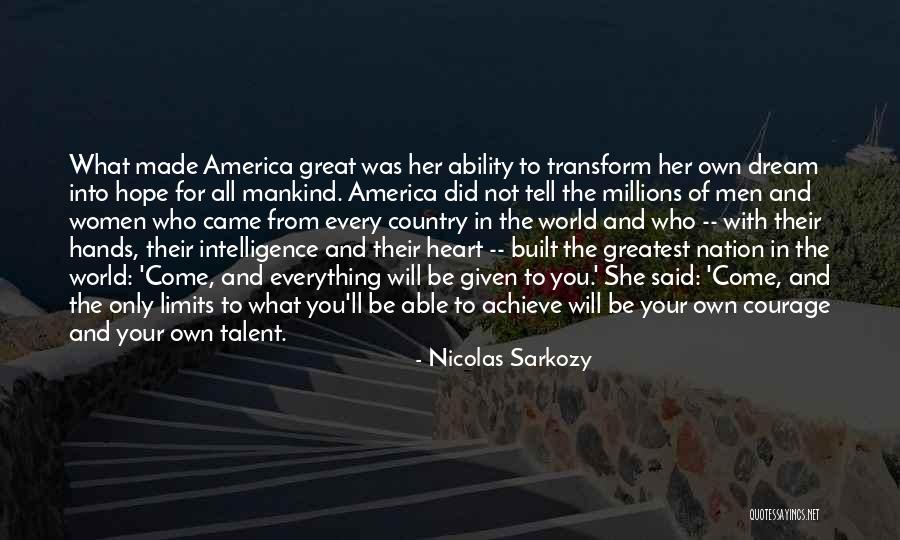 Freedom For America Quotes By Nicolas Sarkozy