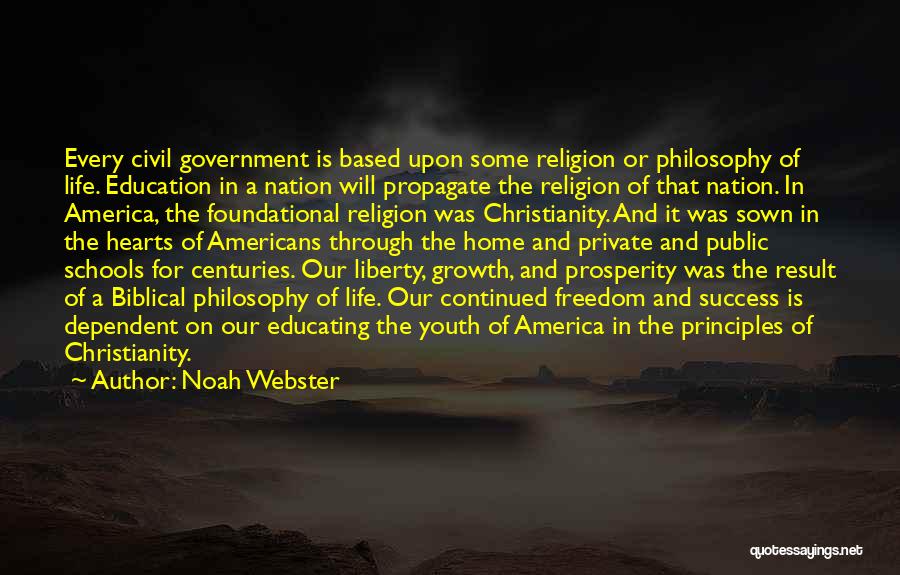 Freedom For America Quotes By Noah Webster