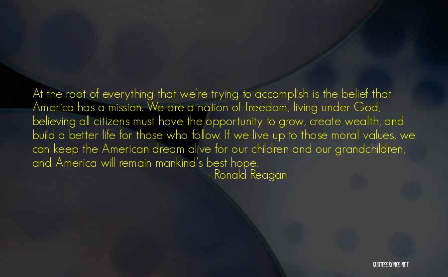 Freedom For America Quotes By Ronald Reagan