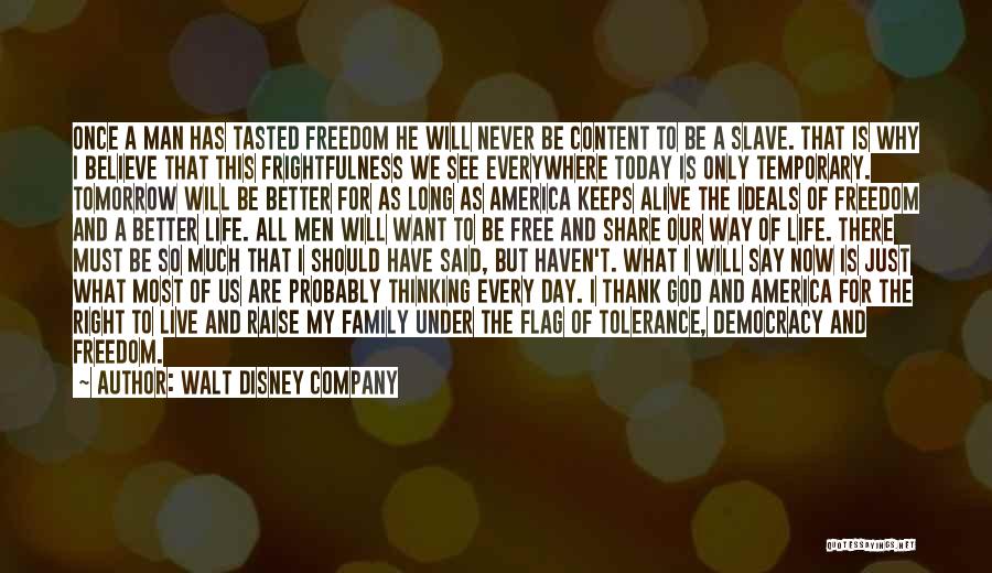 Freedom For America Quotes By Walt Disney Company