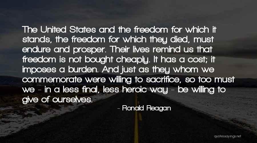 Freedom For Memorial Day Quotes By Ronald Reagan Freedom For Memorial Day Quotes By Ronald Reagan