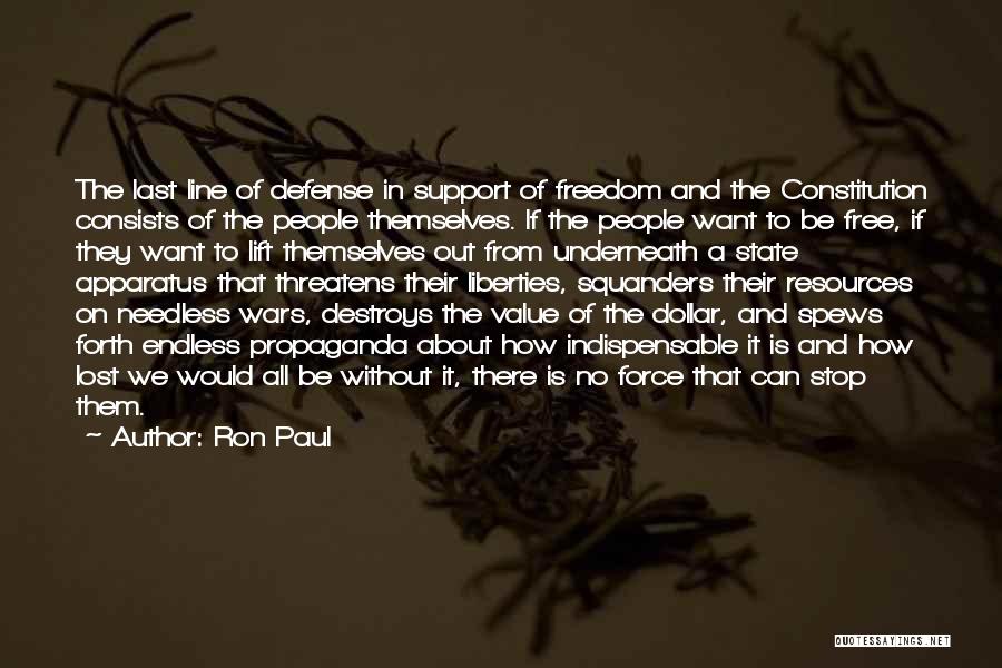 Freedom From Want Quotes By Ron Paul