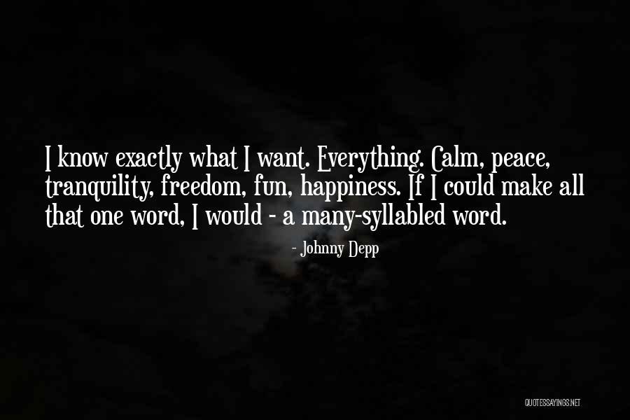 Freedom Fun Quotes By Johnny Depp Freedom Fun Quotes By Johnny Depp