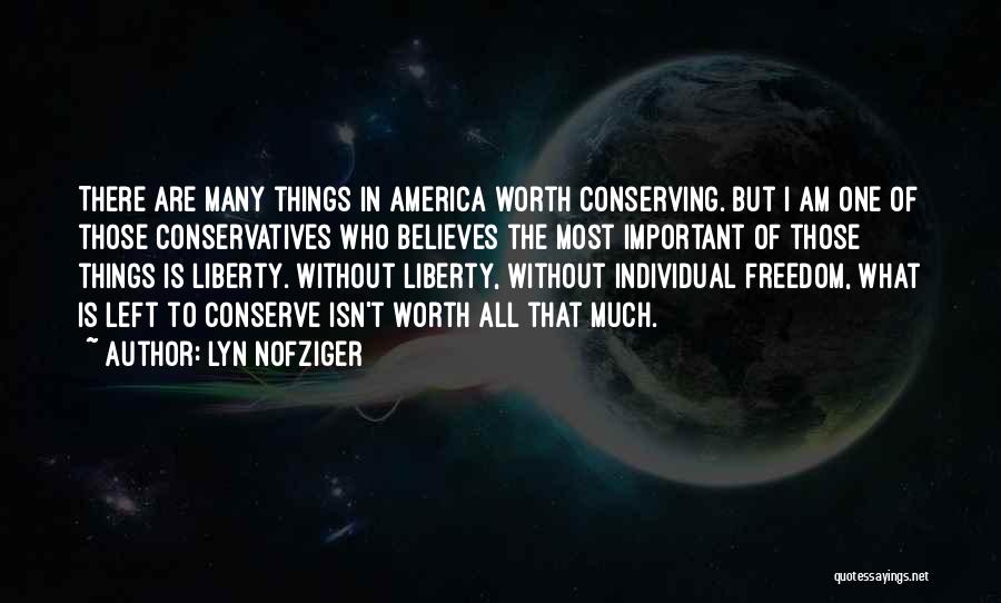 Freedom In America Quotes By Lyn Nofziger