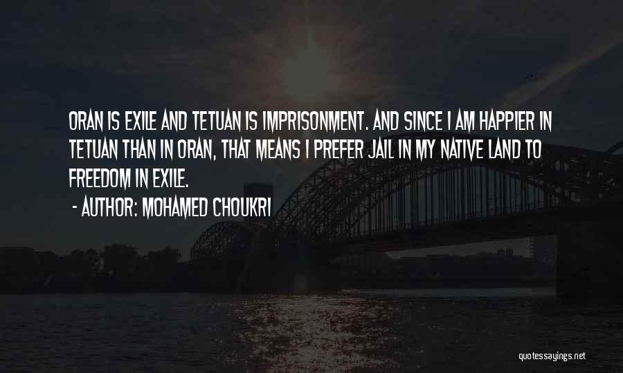 Freedom In Exile Quotes By Mohamed Choukri