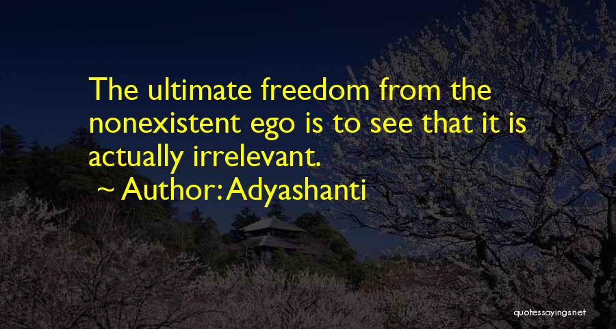 Freedom In The Awakening Quotes By Adyashanti