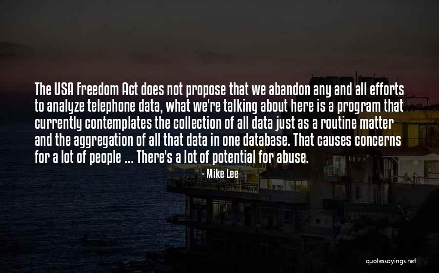 Freedom In The Usa Quotes By Mike Lee