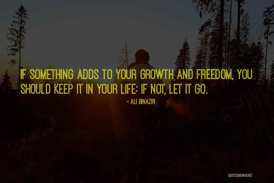 Freedom In Your Life Quotes By Ali Binazir Freedom In Your Life Quotes By Ali Binazir