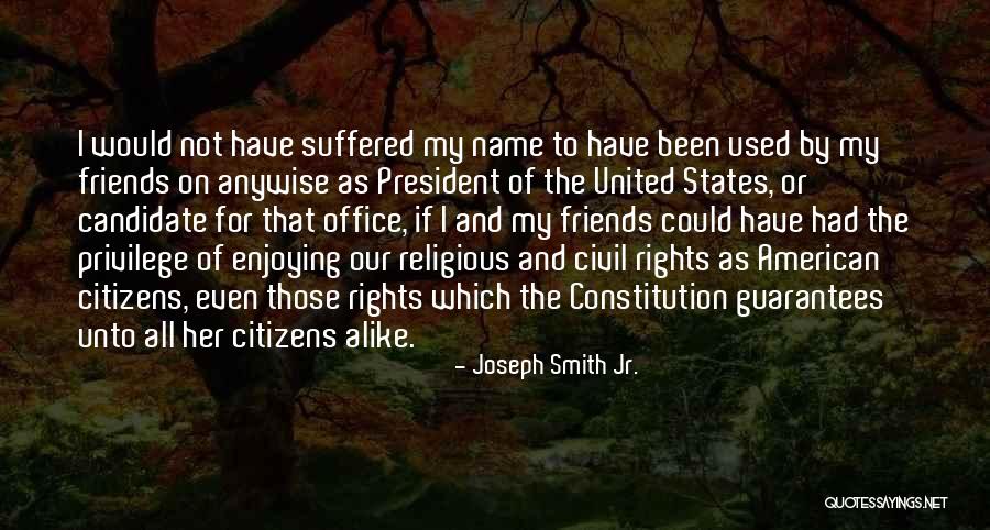Freedom Is A Privilege Quotes By Joseph Smith Jr. Freedom Is A Privilege Quotes By Joseph Smith Jr.