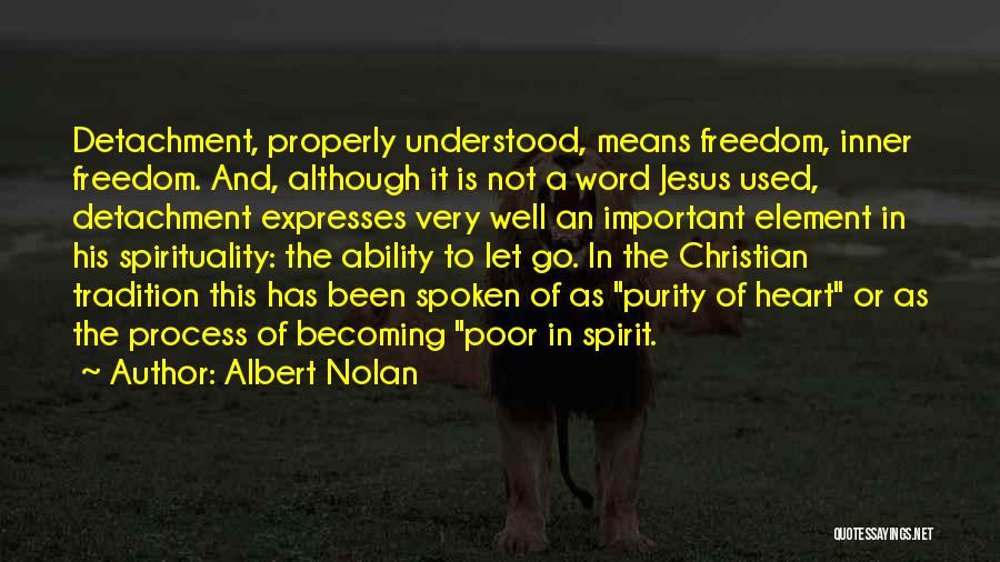 Freedom Is Not Quotes By Albert Nolan