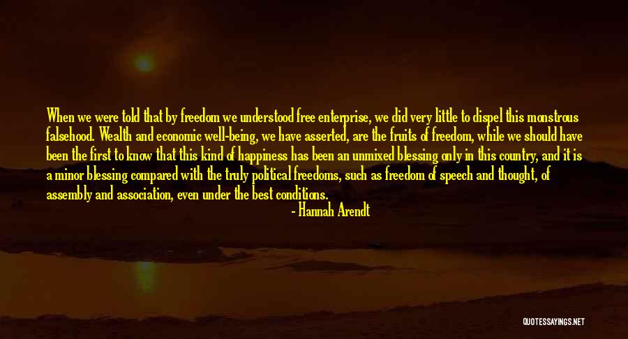 Freedom Is Wealth Quotes By Hannah Arendt Freedom Is Wealth Quotes By Hannah Arendt