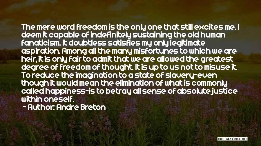 Freedom Misuse Quotes By Andre Breton