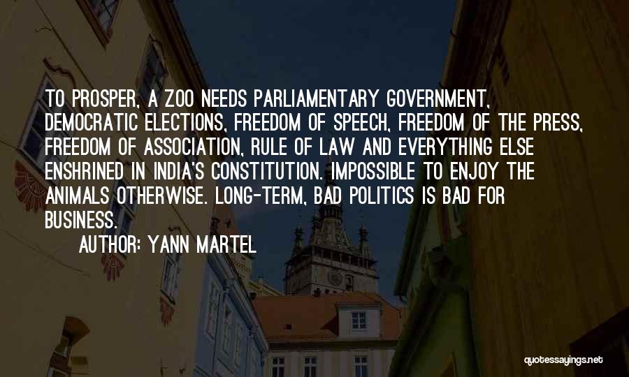 Freedom Of Association Quotes By Yann Martel