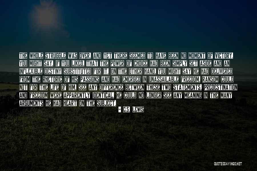 Freedom Of Choice Quotes By C.S. Lewis Freedom Of Choice Quotes By C.S. Lewis