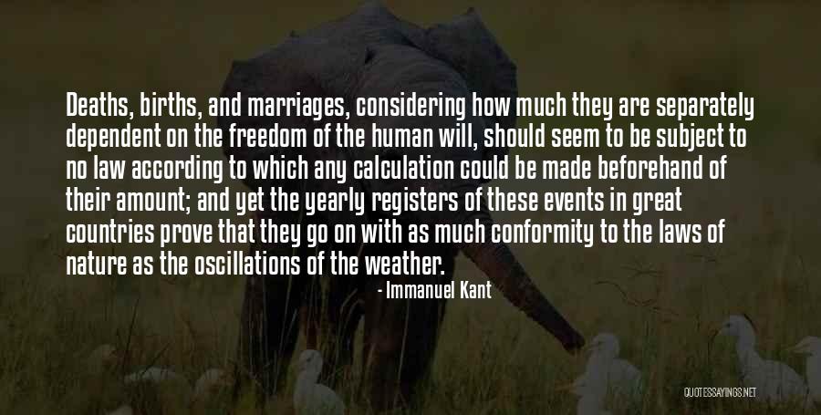 Freedom Of Countries Quotes By Immanuel Kant