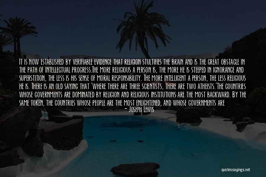 Freedom Of Countries Quotes By Joseph Lewis