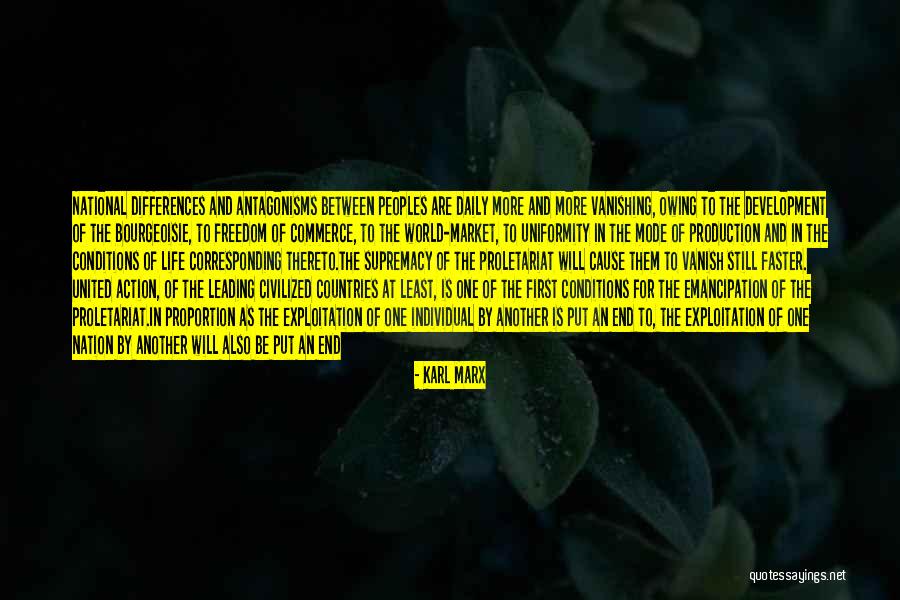 Freedom Of Countries Quotes By Karl Marx