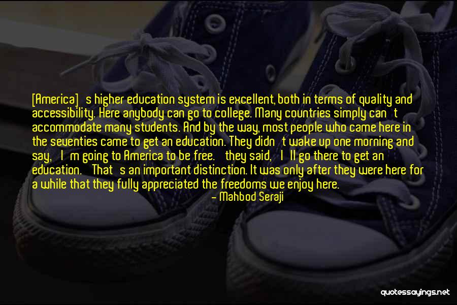 Freedom Of Countries Quotes By Mahbod Seraji