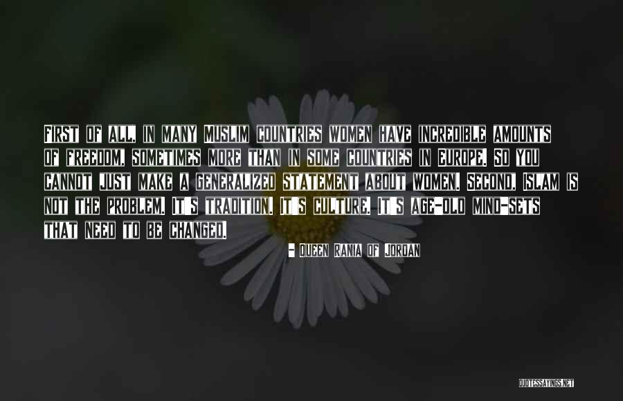 Freedom Of Countries Quotes By Queen Rania Of Jordan