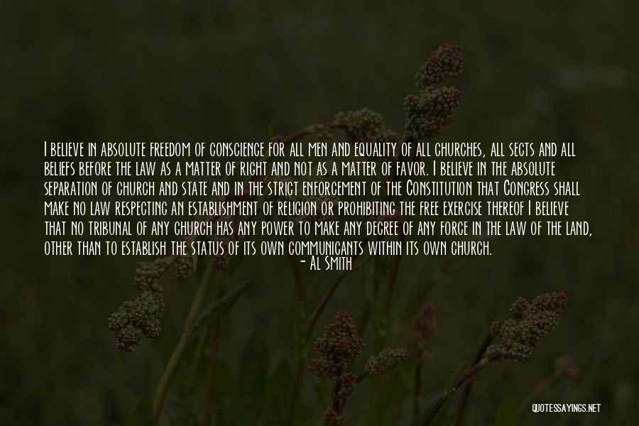 Freedom Of Establishment Quotes By Al Smith Freedom Of Establishment Quotes By Al Smith