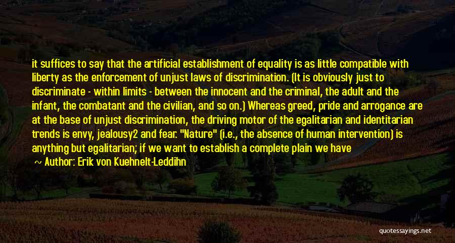 Freedom Of Establishment Quotes By Erik Von Kuehnelt-Leddihn