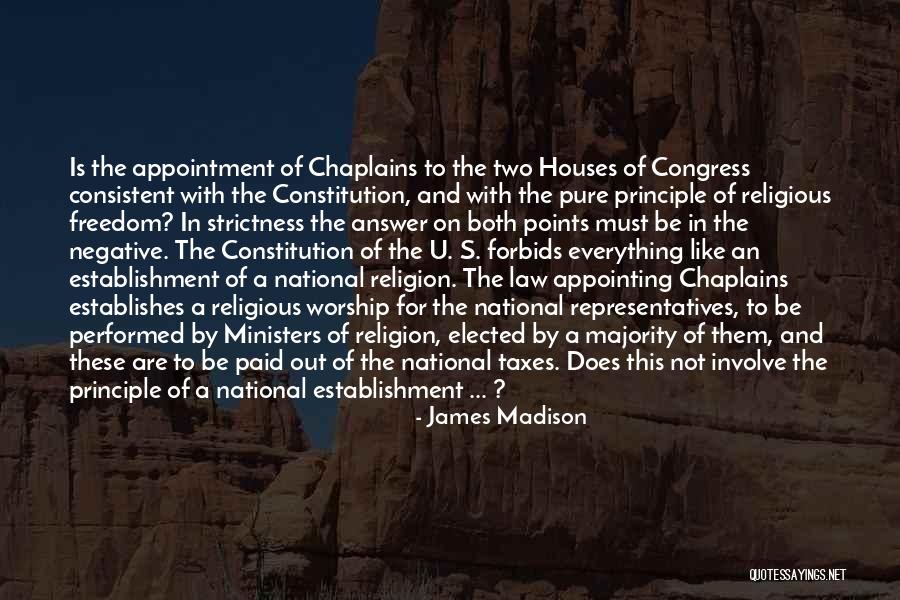 Freedom Of Establishment Quotes By James Madison Freedom Of Establishment Quotes By James Madison