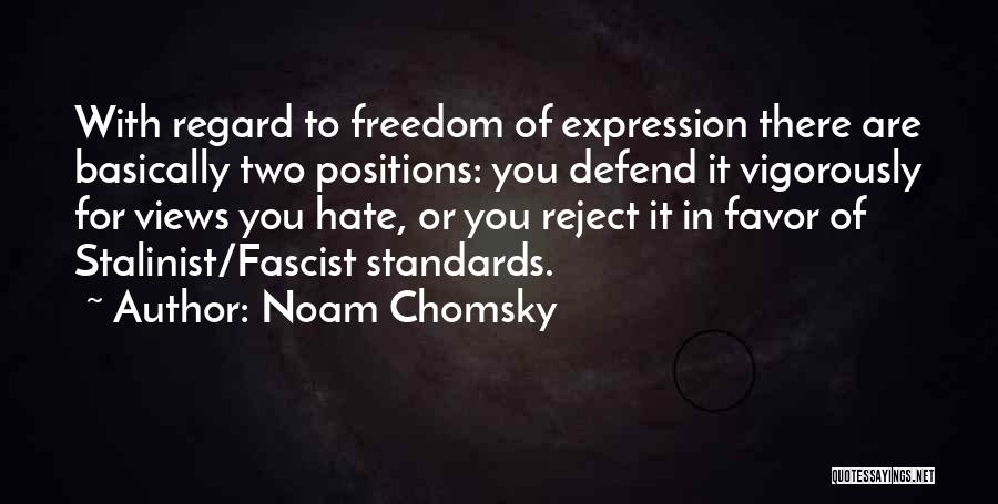 Freedom Of Expression Quotes By Noam Chomsky