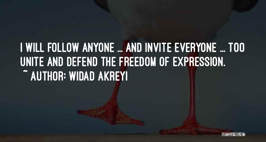 Freedom Of Expression Quotes By Widad Akreyi