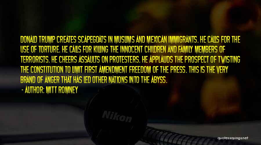 Freedom Of Press Gone Too Far Quotes By Mitt Romney