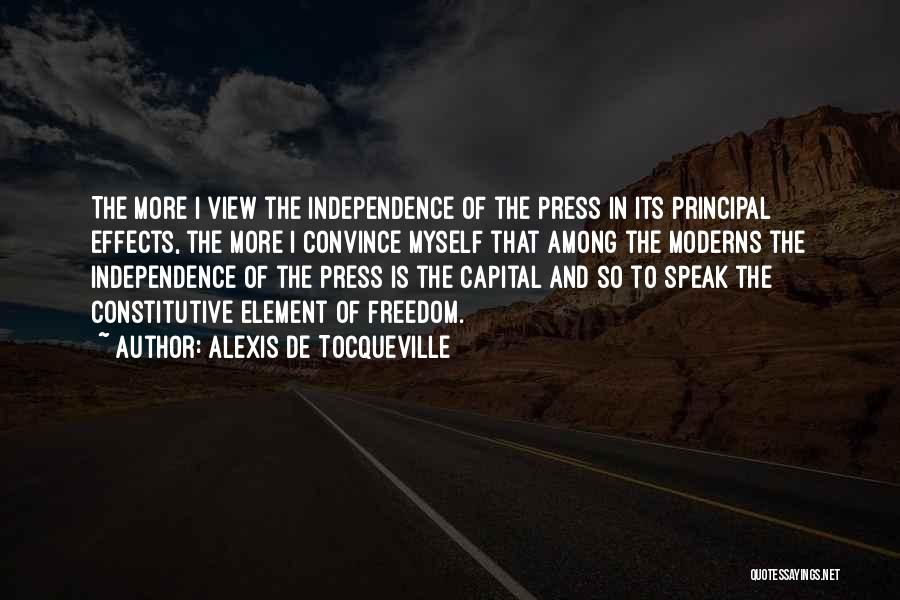 Freedom Of Press Quotes By Alexis De Tocqueville