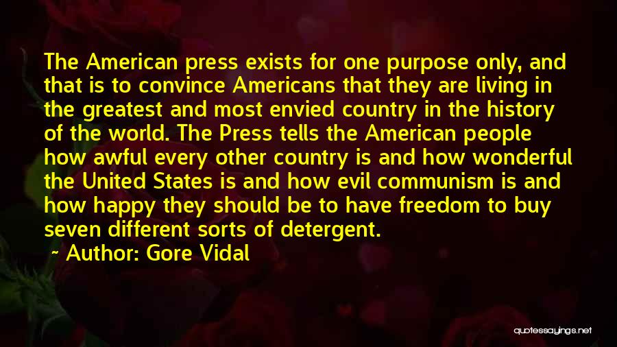 Freedom Of Press Quotes By Gore Vidal