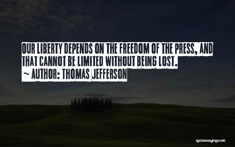 Freedom Of Press Quotes By Thomas Jefferson