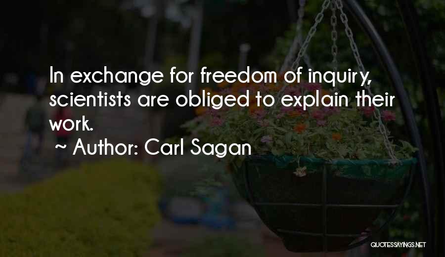 Freedom Of Quotes By Carl Sagan
