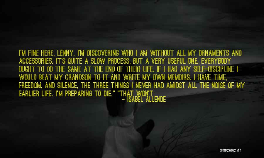 Freedom Of Self Quotes By Isabel Allende