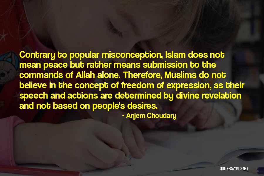 Freedom Of Speech And Expression Quotes By Anjem Choudary