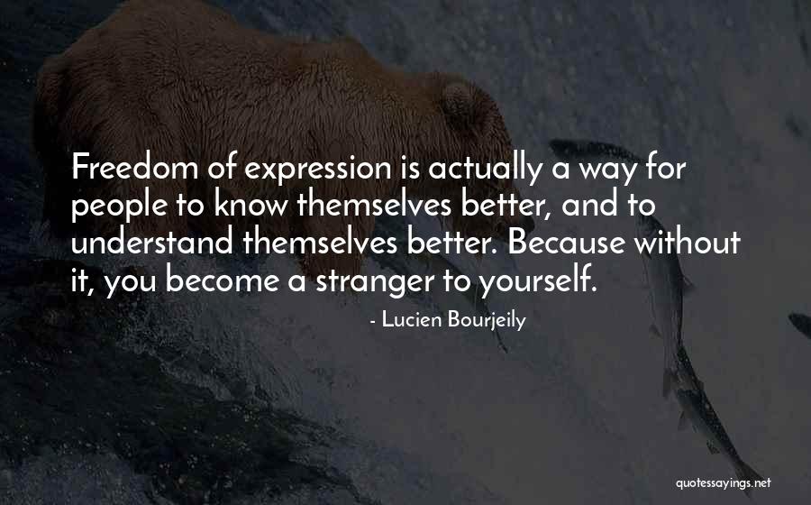 Freedom Of Speech And Expression Quotes By Lucien Bourjeily