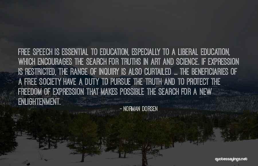 Freedom Of Speech And Expression Quotes By Norman Dorsen