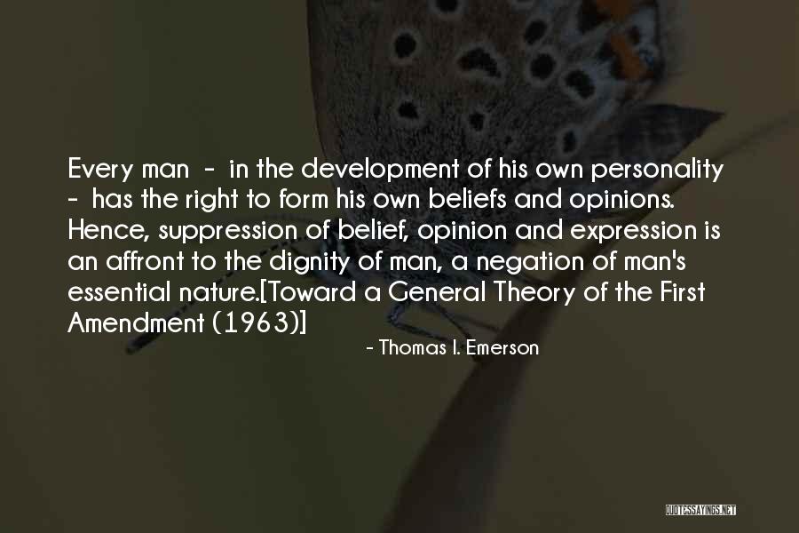 Freedom Of Speech And Expression Quotes By Thomas I. Emerson