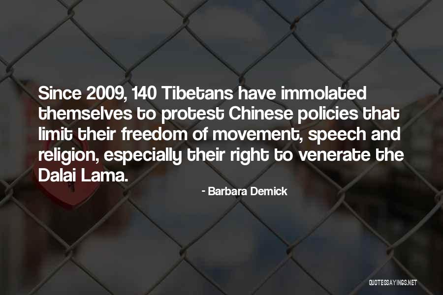 Freedom Of Speech Religion Quotes By Barbara Demick