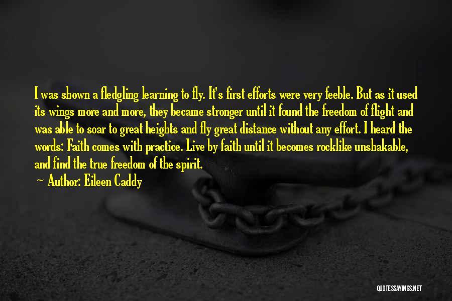 Freedom Of Spirit Quotes By Eileen Caddy