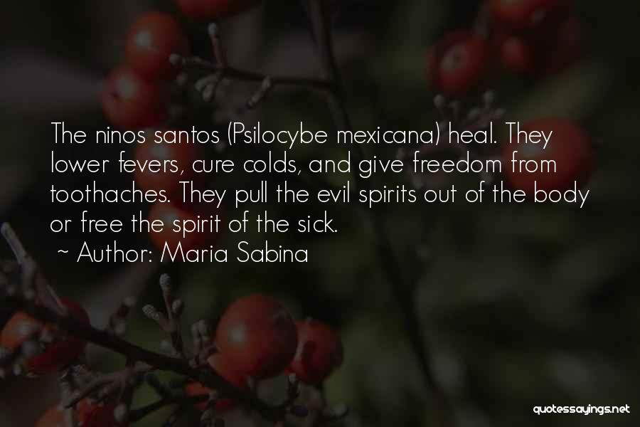 Freedom Of The Spirit Quotes By Maria Sabina