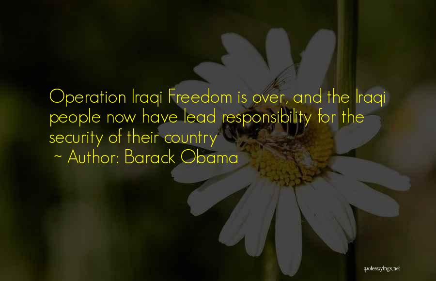 Freedom Over Security Quotes By Barack Obama