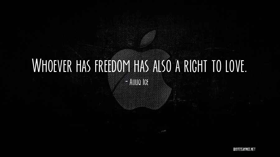 Freedom Quotes Quotes By Auliq Ice