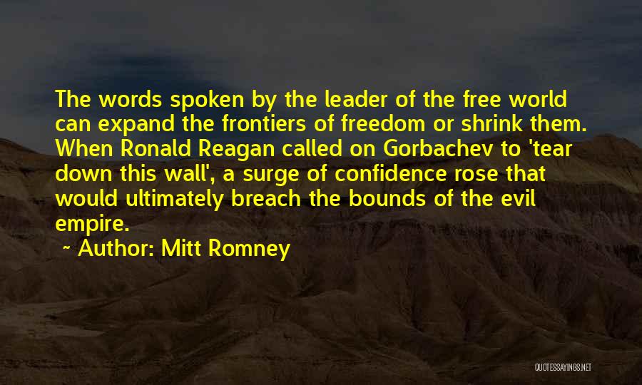 Freedom Ronald Reagan Quotes By Mitt Romney